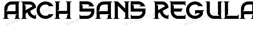 arch sans regular字体转换